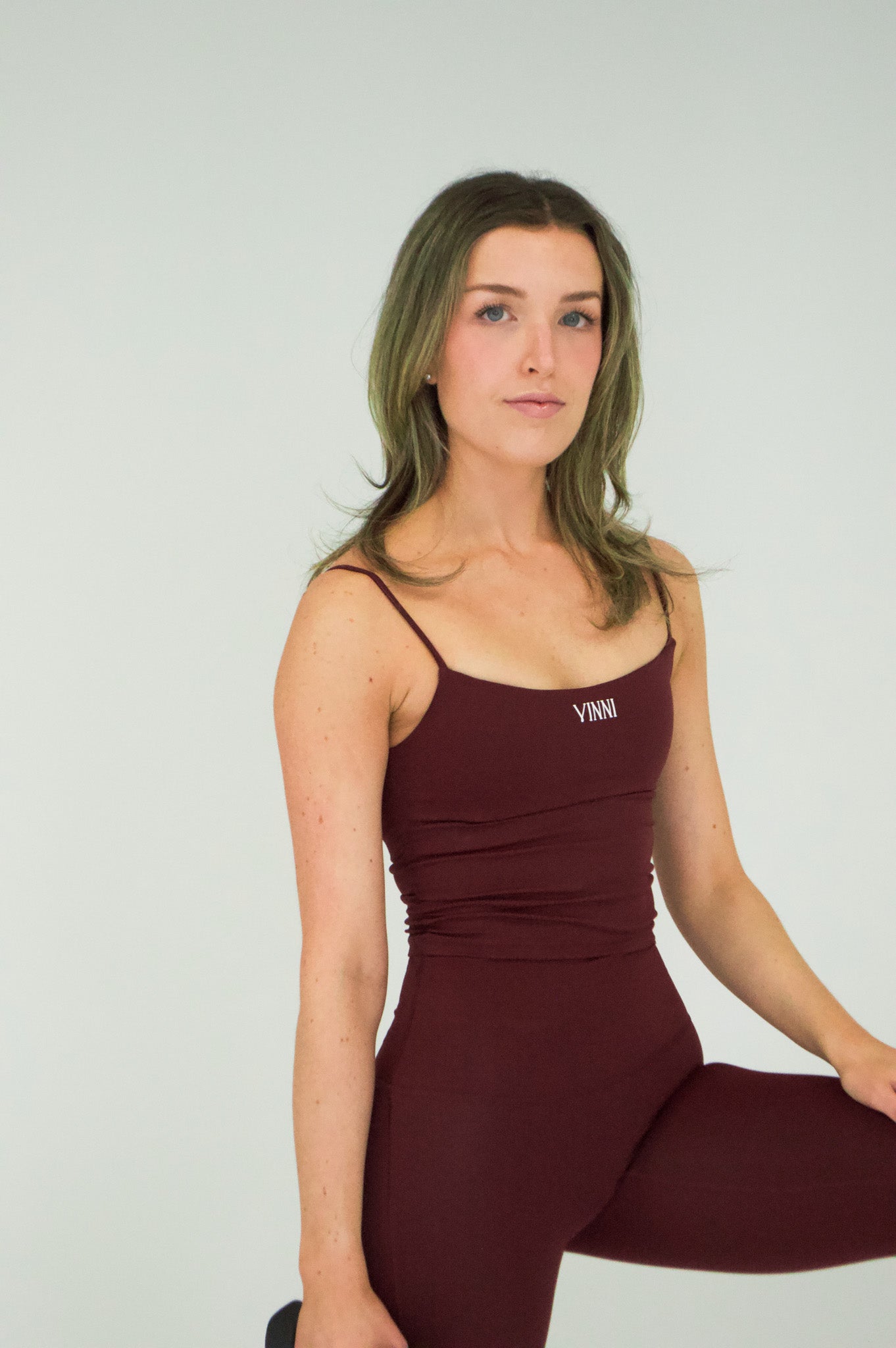 RAE BALLET TANK - CHERRY