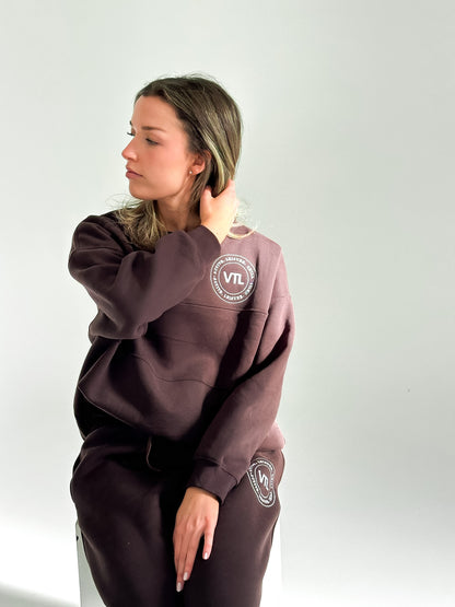 FIN CREWNECK - CHOCOLATE