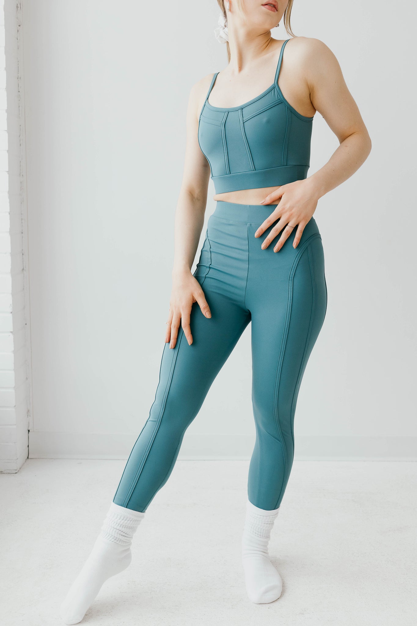 The 7/8 Nitrogen Leggings Air  Italian fabric, Olympia activewear, Active  wear leggings